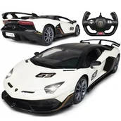 Zabawki zdalnie sterowane - Samochód Zdalnie Sterowany Rc Auto Na Pilot Lamborghini Aventador Svj LEDy - miniaturka - grafika 1