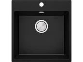 Zlewozmywaki - Primagran.pl Zlewozmywak kuchenny granitowy jednokomorowy bez ociekacza z dużą komorą XL Ryga 50 MY5KC-A0#N - miniaturka - grafika 1