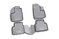 Dywaniki samochodowe - Element EXP.NLC.15.18.210 dywaniki gumowe dywaniki samochodowe FIAT Doblo Panorama 2001-2014 4-częściowe czarne - miniaturka - grafika 1