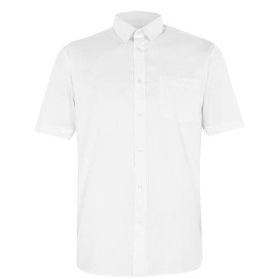 Biała koszula z krótkim rękawem Pierre Cardin, Rozmiar 4XL