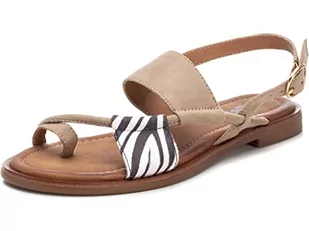 REFRESH 170736, Płaskie Sandały damskie, Szarobrązowe, 37 EU, Szarobrązowy, 37 EU - Sandały damskie - miniaturka - grafika 1