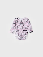 Body dla niemowląt - Reima Body dziecięce MOOMIN Charmerande 5200071A Różowy Regular Fit - miniaturka - grafika 1