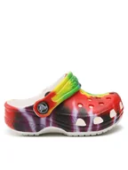 Buty dla dziewczynek - Crocs Klapki Littles Graphic Clog 207281 Kolorowy - miniaturka - grafika 1