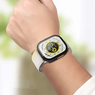 Obudowa ochronna z szkłem Alogy Protector Case 2w1 nakładka etui do Apple Watch Ultra 49mm Czarna - Akcesoria do smartwatchy - miniaturka - grafika 6