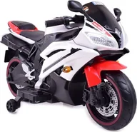 Pojazdy elektryczne dla dzieci - Super-Toys WIELKI MOTOR NA AKUMULATOR - GAZ W MANETCE, HAMULEC, ŚWIECĄCE KOŁA - SUPER JAKOSĆ/SD-R6 - miniaturka - grafika 1