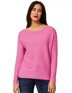 Swetry damskie - Street One Damski sweter z dzianiny A302025, różowy, melanż, 46 (6 sztuk), Różowy melanż, 46 - miniaturka - grafika 1