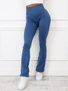 LEGGINSY PUSH UP Z ROZSZERZANĄ NOGAWKĄ- NIEBIESKIE - Olika - Legginsy - miniaturka - grafika 1