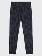 Legginsy - Tommy Hilfiger Legginsy KG0KG07123 M Granatowy Slim Fit - miniaturka - grafika 1