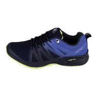 Buty sportowe męskie - Buty trekkingowe DK granatowe niebieskie - miniaturka - grafika 1