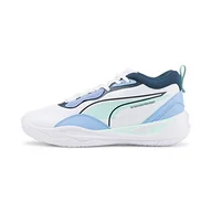 Moda i Uroda OUTLET - PUMA Męskie buty do koszykówki Playmaker Pro, Puma White Minty Burst, 49.5 EU - miniaturka - grafika 1
