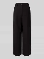 Spodnie damskie - Spodnie szerokie z dodatkiem wiskozy model ‘KAMIL’ - miniaturka - grafika 1