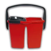 Miotły, szufle, mopy - Arix TONKITA WIADRO DWUKOMOROWE 2X7L T0202 - miniaturka - grafika 1