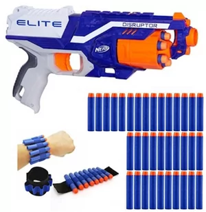 Zestaw Nerf N-Strike Elite Disruptor B9837 + 30 strzałek + opaska - Zabawki militarne - miniaturka - grafika 1
