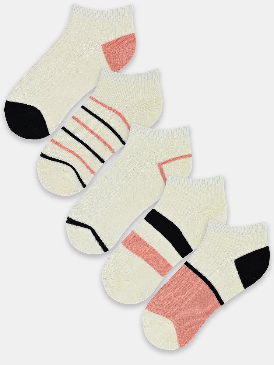 Stopki Damskie Modal St051 36-41 Mix Kolor/Mix Wzór