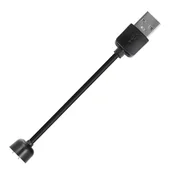 Akcesoria do smartwatchy - Kabel USB do ładowania Xiaomi Mi Band 5 / Mi Band 6 15±1cm czarny - miniaturka - grafika 1