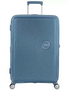 Walizka duża poszerzana American Tourister Soundbox - stone blue - Walizki - miniaturka - grafika 3