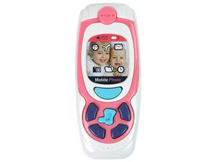 Dziecięcy Edukacyjny Telefon Komórkowy Melodia Różowy - Zabawki interaktywne dla dzieci - miniaturka - grafika 2
