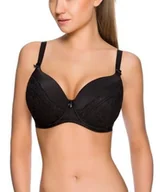 Biustonosze - Biustonosz VENA VB-65 czarny usztywniany (kolor czarny, rozmiar 85F) - miniaturka - grafika 1