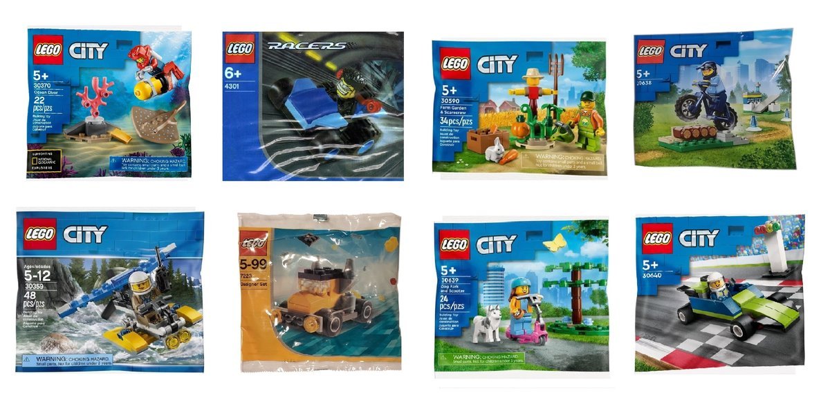 Klocki LEGO City - Zestaw 8 Polybag - PC10