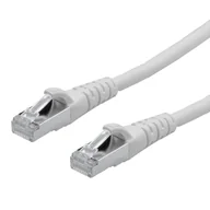 Kable miedziane - ROLINE S/FTP Patch Cord Cat.6, halogen-free, grey 1 m kabel sieciowy Szary 21.15.1831 - miniaturka - grafika 1