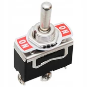 Akcesoria motoryzacyjne - DUŻY PRZEŁĄCZNIK DŹWIGNIOWY 3 POZYCYJNY PRZYKRĘCANY 3P 12mm ON-ON KN3C-103 - miniaturka - grafika 1