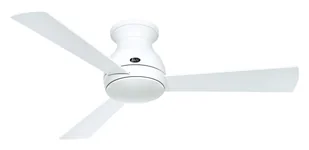 Energooszczędny wentylator sufitowy z pilotem Eco Pallas White Biały / jasnoszare łopatki 116 cm - Wentylatory sufitowe - miniaturka - grafika 1