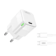 Ładowarki do telefonów - Ładowarka sieciowa XO CE06, 30W, USB-C z kablem USB-C - miniaturka - grafika 1