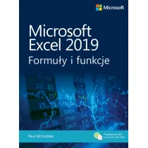McFedries Paul Microsoft Excel 2019 Formuły i funkcje - Książki o programowaniu - miniaturka - grafika 1
