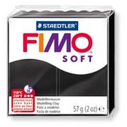 Zabawki kreatywne - Staedtler Masa Fimo Soft 56g 9 czarny - miniaturka - grafika 1