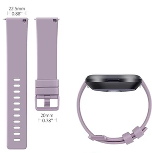 Opaska / Pasek Braders do Fitbit Versa / Versa 2 / Versa Lite fioletowy - Akcesoria do smartwatchy - miniaturka - grafika 5