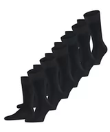 Skarpetki męskie - FALKE Mężczyźni Skarpety Happy 6-Pack M SO Bawełna jednokolorowe 6 Pak, Niebieski (Dark Navy 6375), 47-50 - miniaturka - grafika 1