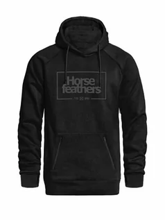 Bluzy dla chłopców - Horsefeathers LABEL black bluza - L - grafika 1