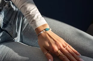 Bransoletka Harmonia Jaspis Perła Labradoryt - Bransoletki Bransoletka Harmonia Jaspis Perła Labradoryt - Bransoletki - miniaturka - grafika 1