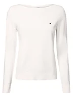 Swetry damskie - Tommy Hilfiger Sweter damski Kobiety biały jednolity, S - miniaturka - grafika 1