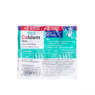 Teva Calcium 14 tabletek musujących 4057711 - Witaminy i minerały - miniaturka - grafika 1