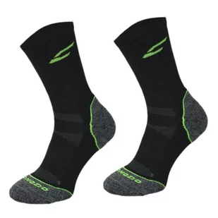 Skarpety Trekingowe Comodo Performance Czarno-Zielone 39-42 - Skarpetki męskie - miniaturka - grafika 1