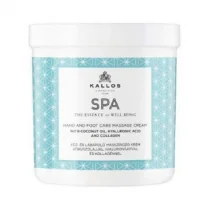 Kallos SPA, krem do masażu rąk i stóp Coconut & Collagen, 500 ml - Pielęgnacja stóp - miniaturka - grafika 5