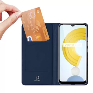 Dux Ducis Skin Pro kabura etui pokrowiec z klapką Realme C21 czarny - Etui i futerały do telefonów - miniaturka - grafika 2