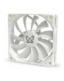 Scythe Wentylator  Kaze Flex 120 Biały PWM 1800rpm KF1225FD18W-P KF1225FD18W-P - Wentylatory komputerowe - miniaturka - grafika 1