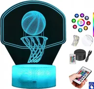Lampy pozostałe - Lampka na biurko NBA Koszykówka 16kol. LED PLEXIDO - miniaturka - grafika 1