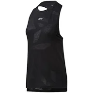 Koszulki i topy damskie - Reebok Damska koszulka bez rękawów Burnout, czarna, L, Czarny, L - miniaturka - grafika 1