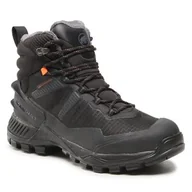Buty trekkingowe męskie - Trekkingi Mammut - Blackfin III Mid Dt 3030-04820-0052 Black/Black - miniaturka - grafika 1