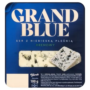 Grand Blue Ser z niebieską pleśnią kremowy 100 g - Sery - miniaturka - grafika 1