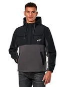 Kurtki męskie - Alpinestars Juncture Hybrid Jacket męska kurtka sportowa, kurtka outdoorowa dla mężczyzn, czarna/metalowo-szara, XXL - miniaturka - grafika 1
