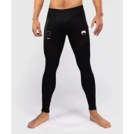 Kimona, stroje i obuwie - Venum Legginsy Kompresyjne Spats Tactical XT Black/Fire Red - miniaturka - grafika 1