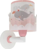 Lampy ścienne - Wieloryby kinkiet 1-punktowy różowy 61179S - miniaturka - grafika 1