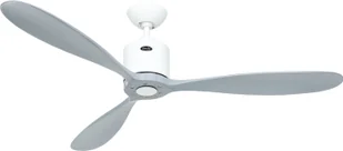 Energooszczędny wentylator sufitowy z pilotem Aeroplan Eco biały / jasnoszary 132 cm - Wentylatory sufitowe - miniaturka - grafika 1