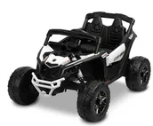 Pojazdy elektryczne dla dzieci - 399683 MAVERICK POJAZD NA AKUMULATOR QUAD BUGGY MOCNY NAPĘD 4X4 BIAŁY - miniaturka - grafika 1