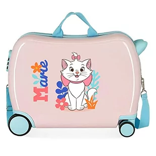Disney Aristocatos walizka dziecięca różowa, 50 x 39 x 20 cm, sztywny ABS, zamek szyfrowy, boczny, 34 l, 1,8 kg, 4 koła - Walizki - miniaturka - grafika 1