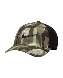 Nike DV2992-010 U NK DF AROBL L91 cap Camo Czapka z daszkiem Czarny/Czarny 1SIZE - Czapki damskie - miniaturka - grafika 1